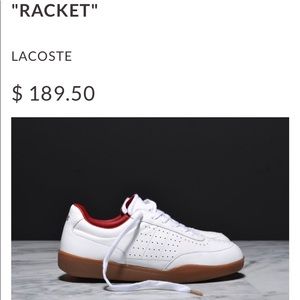 Lacoste DASH RKT X ADDICT TRM